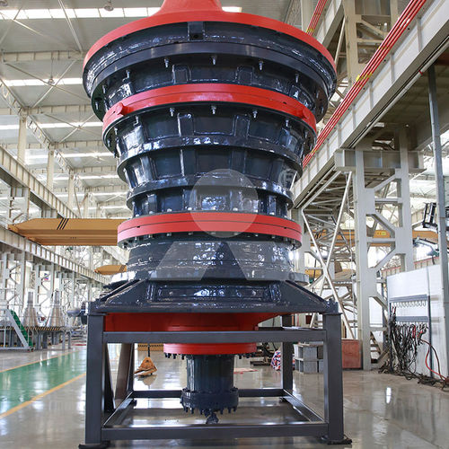 Камнедробилка с гидравлическим конусом - HGT 4265 - Henan LIMING Heavy Industry Science and Technology - стационарная / высокая производительность / компактная