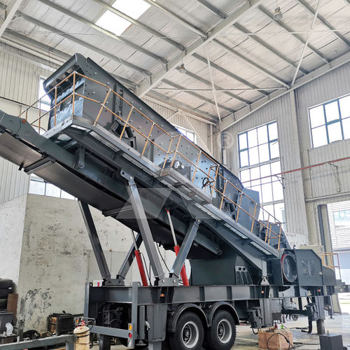 Мобильный дробильно-сортировочный комплекс - NK1213 - Henan LIMING Heavy Industry Science and Technology - ударный / вторичный / высокая производительность