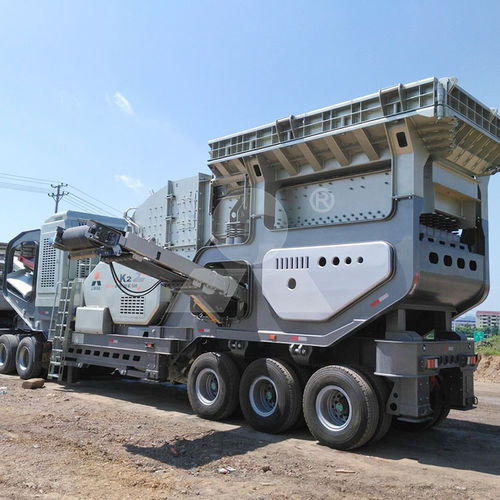 Ударная камнедробилка - KF1214Ⅱ-1 - Henan LIMING Heavy Industry Science and Technology - мобильная / высокая производительность / первичная