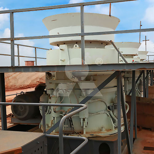 Камнедробилка с гидравлическим конусом - HPT500 - Henan LIMING Heavy Industry Science and Technology - стационарная / высокая производительность / вторичная