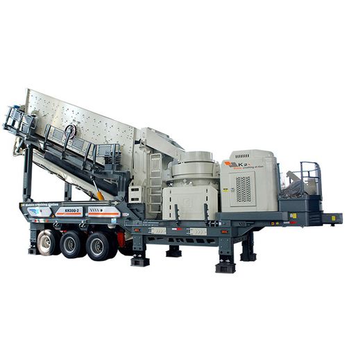 Камнедробилка с гидравлическим конусом - KH300-2 - Henan LIMING Heavy Industry Science and Technology - мобильная / высокая производительность / вторичная