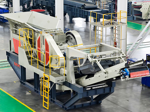 Первичная камнедробилка - MK  - Henan LIMING Heavy Industry Science and Technology - с гидравлическим конусом / мобильная / для производства песка