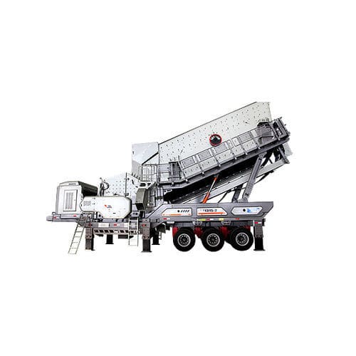 Ударная камнедробилка - KF1214-2 - Henan LIMING Heavy Industry Science and Technology - мобильная / высокая производительность / вторичная