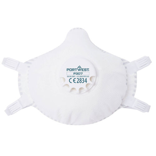 Многоразовая защитная маска - P307WHR - Portwest Clothing Ltd - FFP3 / полумаска / с фиксацией на затылке