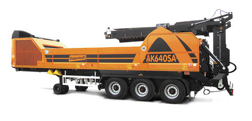 Дробилка для отходов - AK 640 SA - Doppstadt - с цилиндрами / большого размера / для переработки