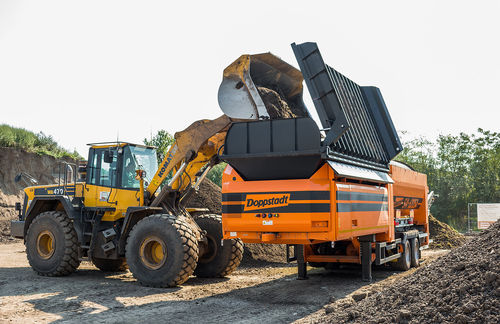 Грубое сито для сухого грохочения - SM 620.2 SA - Doppstadt - для строительной площадки / для дерева / для переработки