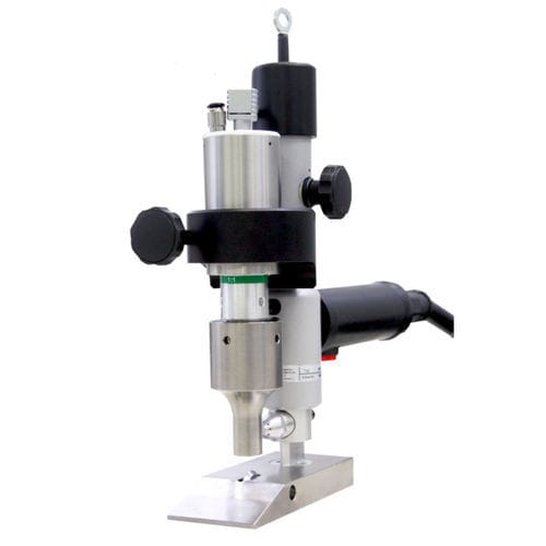 Станок для резки с гильотинными ножницами - HC35 series - RINCO ULTRASONICS AG - ультразвуковой / для текстиля / для больших габаритов