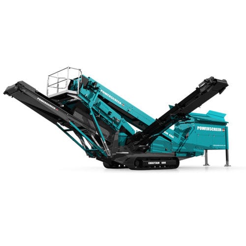 Грубое сито для шахты - CHIEFTAIN 600 - Powerscreen - мобильное / для сыпучих материалов / две фракции