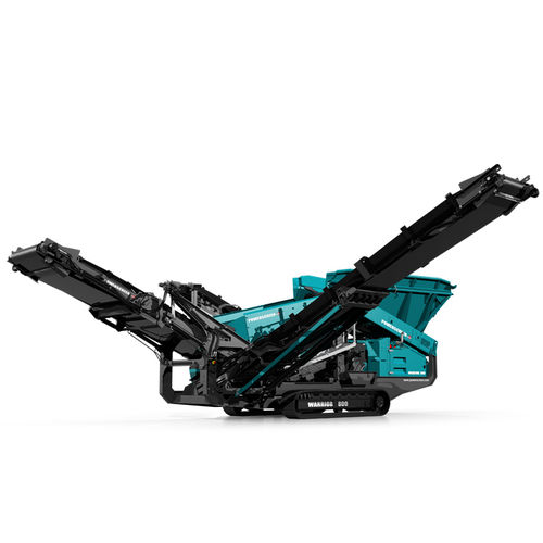 Грубое сито для строительной площадки - WARRIOR 800 - Powerscreen - мобильное / вибрационное линейное / для сыпучих материалов