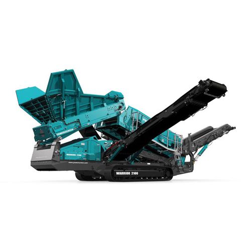 Грубое сито для переработки - Warrior 2100 Triple - Powerscreen - мобильное / для сыпучих материалов / две фракции