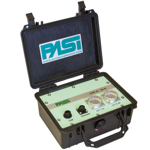 Сейсмограф для исследования - GEA24 - P.A.S.I. SRL - 24-битовый / USB / многоканальный