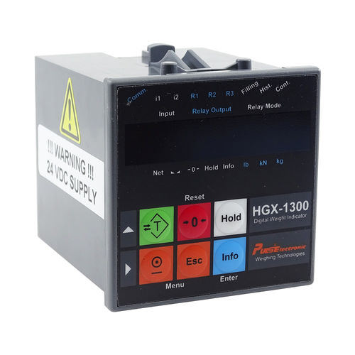 Весовой индикатор ЖК-дисплей - HGX-1300 - Puls Electronic - встраиваемый / прочный / вибростойкий