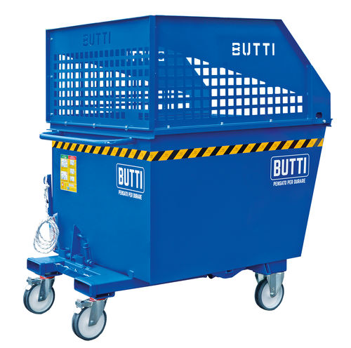 Опрокидной кузов для отходов - 77B2200R - BUTTI - для вилочного погрузчика / для укладчика / на колесиках