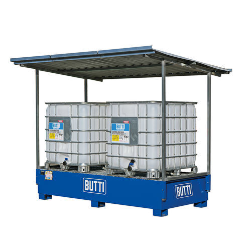 Поддон для удержания протечек для контейнера IBC - 8070V2CXT - BUTTI - из стали
