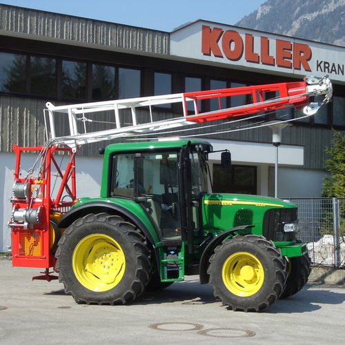Канатная установка для трелевки вверх по склону - K300T  - Koller Forsttechnik - для трелевки вверх и вниз по склону / для установки на трактор