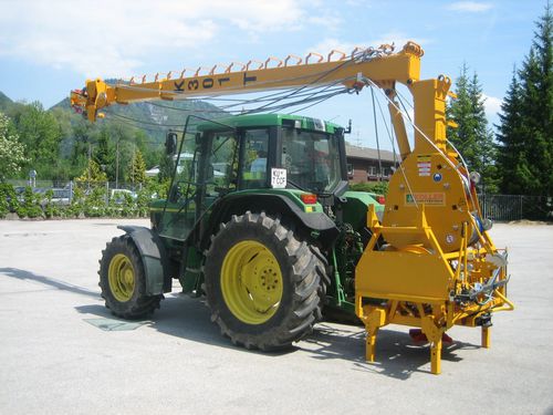 Канатная установка для трелевки вверх по склону - K301T - Koller Forsttechnik - для установки на трактор