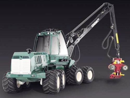 Колесная лесозаготовительная машина - 1050H - Gremo AB