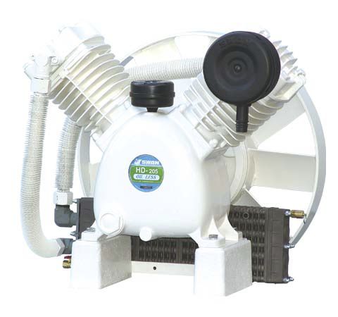 Поршневый компрессор - HD series - SWAN AIR COMPRESSOR - воздушный / с электродвигателем / стационарный