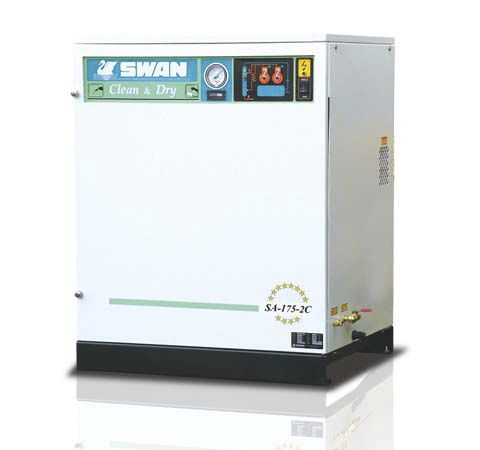 Поршневый компрессор - DT series - SWAN AIR COMPRESSOR - воздушный / с электродвигателем / стационарный