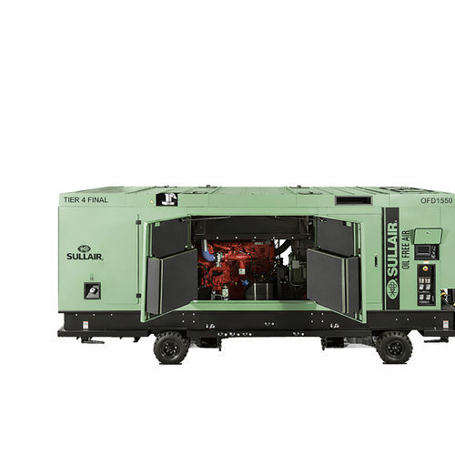 Ротационный компрессор - OFD1550 T4F - SULLAIR - воздушный / с дизельным двигателем / мобильный