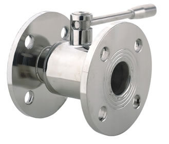 Клапан со сферическим золотником - 911 series - Morsello Inox srl - с ручным управлением / для газа / с фланцем