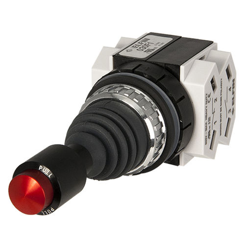 Джойстик с системой блокировки - 030MTTNB - New Elfin - с кнопками / IP65