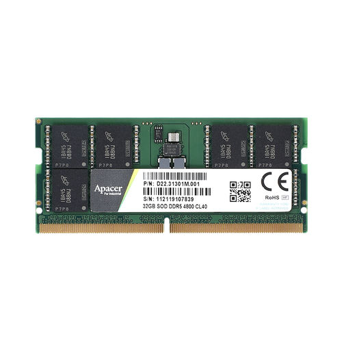 Модуль запоминающего устройства SO-DIMM - Apacer Technology B.V. - DDR5 / промышленная