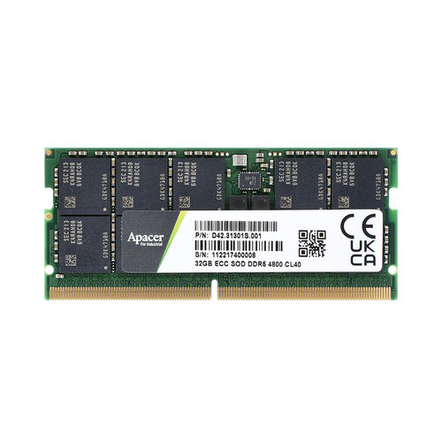 Модуль запоминающего устройства SO-DIMM - Apacer Technology B.V. - DRAM / DDR5 / ECC