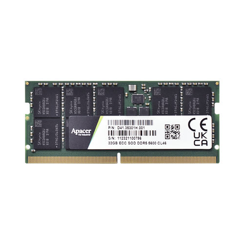Модуль запоминающего устройства SDRAM - Apacer Technology B.V. - DDR5 / ECC / промышленная