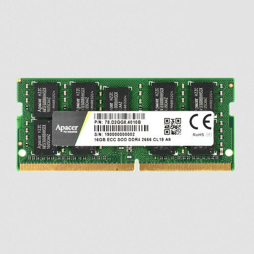 Модуль запоминающего устройства SO-DIMM - Apacer Technology B.V. - DDR4 / ECC / промышленная
