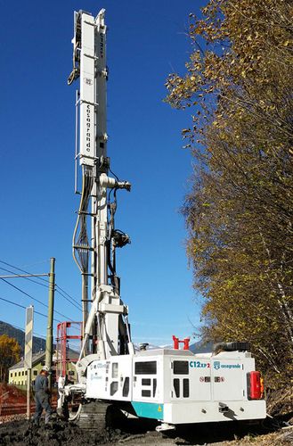 Многофункциональная буровая установка - C12 XP-2 - CASAGRANDE - Foundation Division - гусеничная / поворотная / гидравлическая