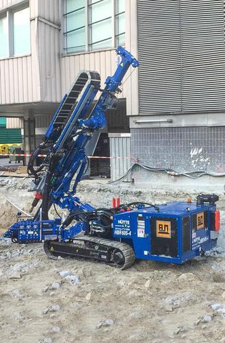 Буровая установка для зондажа - HBR 605-4 - HÜTTE Bohrtechnik - стабилизационная / поворотная / гидравлическая