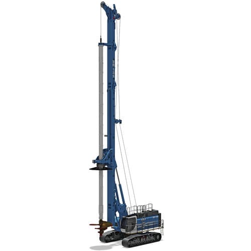 Буровая установка с непрерывным шнеком - SR-135 - SOILMEC S.P.A. - для фундаментных свай / для глубокого бурения / гусеничная