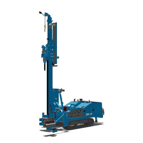 Буровая установка для каротажа - SM-18 - SOILMEC S.P.A. - многофункциональная / для микросвай / гусеничная