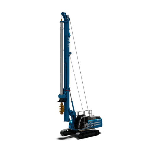 Буровая установка с непрерывным шнеком - SR-35 Blue Tech Plus - SOILMEC S.P.A. - для фундаментных свай / гусеничная / поворотная