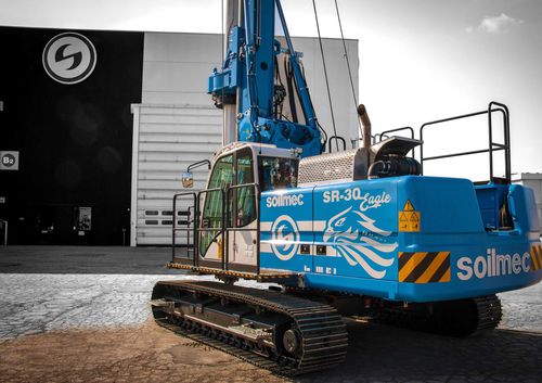 Буровая установка с непрерывным шнеком - SR-30 EAGLE STANDARD - SOILMEC S.P.A. - поворотная / с дизельным двигателем
