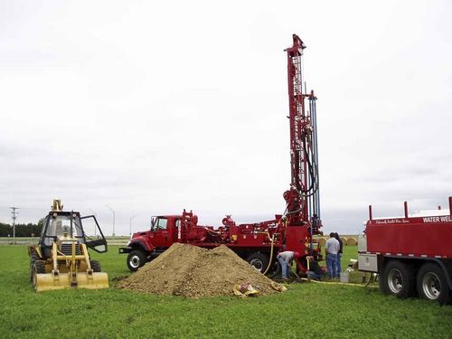 Буровая установка для геотермического бурения - T450MIIA  - SCHRAMM, INC. - на прицепе / поворотная / гидравлическая