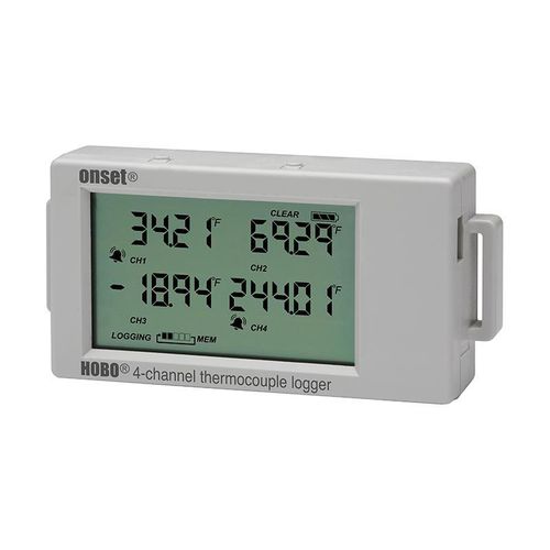Регистратор данных для измерения температуры - HOBO UX120 - ONSET - USB / с дисплеем LCD / для термопары