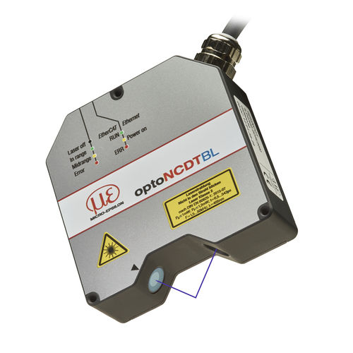 Линейный датчик перемещения - optoNCDT 2300-2DR Blue Laser - MICRO-EPSILON - бесконтактный / оптический / лазером по методу триангуляции
