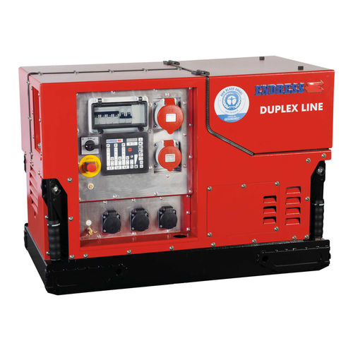 Генераторная установка с бензиновым двигателем - ESE 1408 DBG ES DUPLEX - ENDRESS Elektrogerätebau GmbH - монофазовая / стационарная / непрямой впрыск