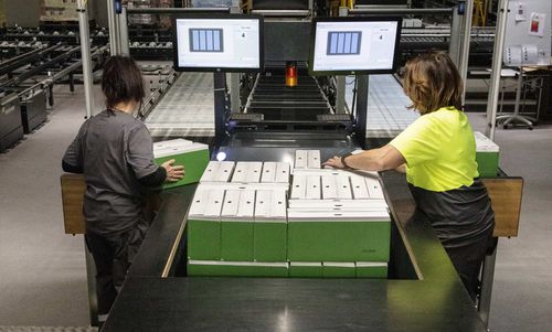 Полуавтоматическая штабелеразгрузочная машина - VANDERLANDE - роботизированная / для паллет / для складов