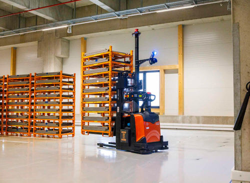 AGV для разгрузочно-погрузочных работ - AV - VANDERLANDE - транспортная / для поддонов / для складов