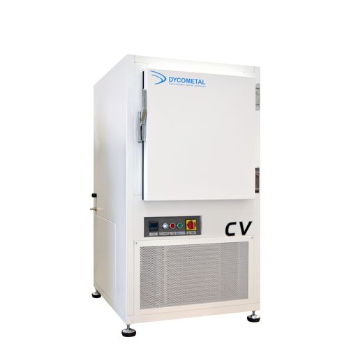 Вертикальная морозильная камера - CV - DYCOMETAL EQUIPOS DE CONTROL DE CALIDAD - для лабораторий / вентилируемая / с автоматической разморозкой