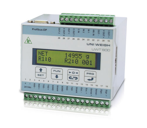 Transmetteur de pesage с аналоговым выходом - UWT 600 - Pavone sistemi - ModBUS RTU / на DIN-рейке