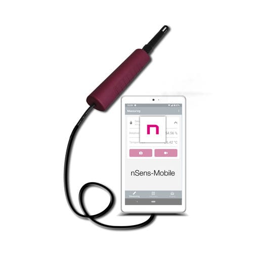 Прибор для измерения температуры - nSens Mobile - Novasina AGnsens-ht-eis - давления / относительная влажность / давление