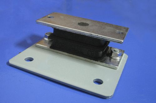 Прямоугольная антивибрационная опора - BJ series - Ningbo Yinzhou ENL Vibration Damper Co.,Ltd - из эластомера / для вентилятора