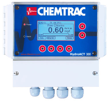 Анализатор хлора - HydroACT 300 - Chemtrac - концентрации / встраиваемый / для регулирования температуры