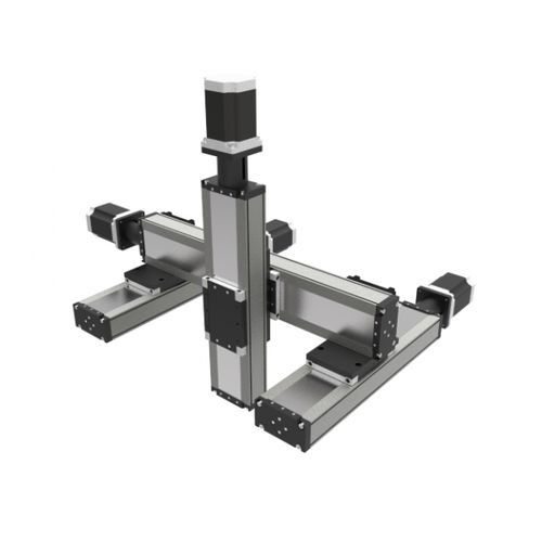 Система позиционирования XYZ - BSMAE-F80L-300X300X300 - IntelLiDrives, Inc. - линейная / автоматическая / вертикальная