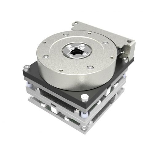 Координатный стол XY - XYR-65-10X10-AUT-ACR-65AUT - IntelLiDrives, Inc. - ротационный / с линейным серводвигателем / для погрузки/разгрузки полупроводниковых пластин