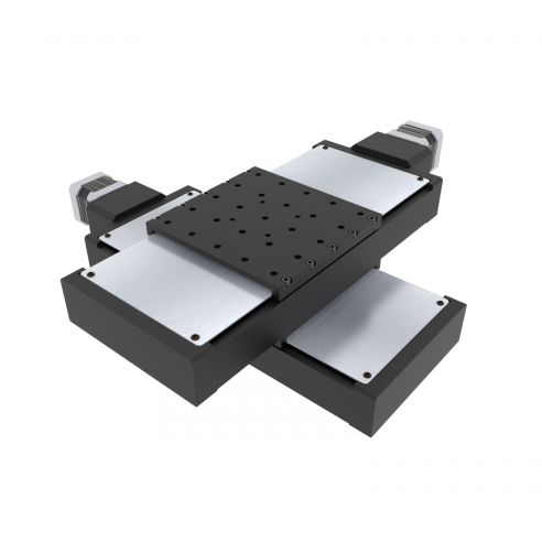 Координатный стол XY - XY-BSMA-140H-100X100 - IntelLiDrives, Inc. - механизированный / 2 оси / сверхточный
